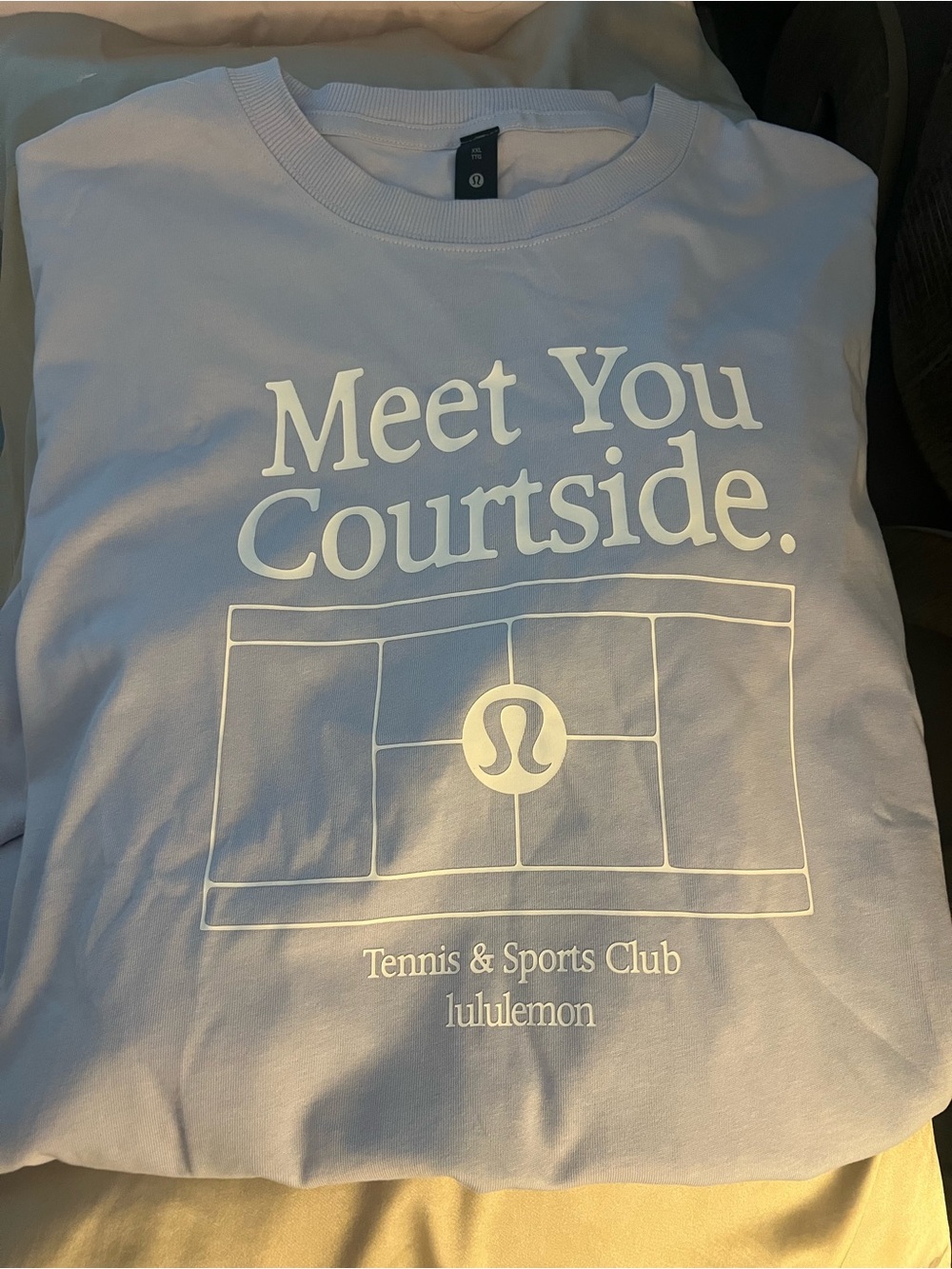 lululemon athletica "Meet You Courtside" Tennis Graphic Tee - Light Lavender XXL